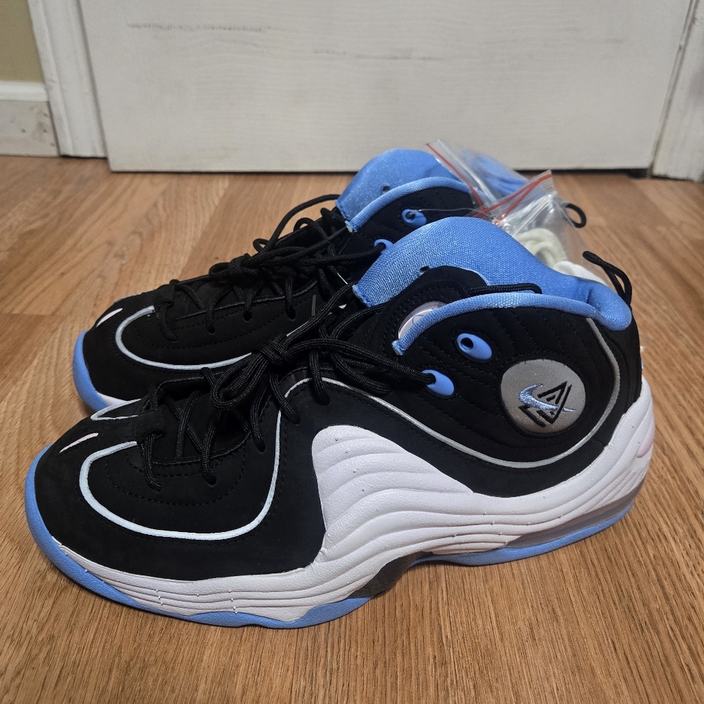 Nike Social Status x Air Penny 2 Mens Size 9 Shoes Black And Blue